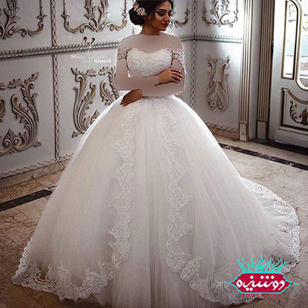 لباس عروس پفی ایرانی96