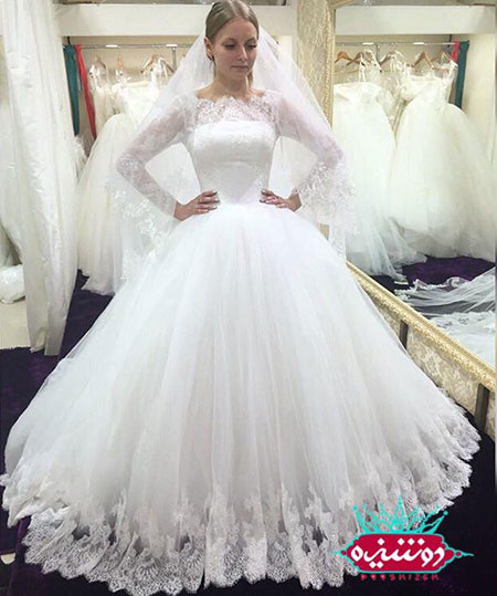 لباس عروس اسکارلتی ترکیه ای