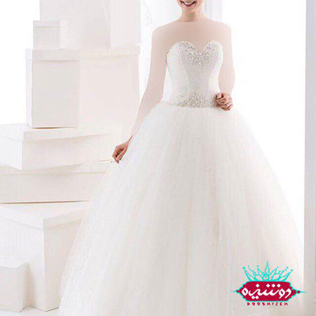 لباس عروس مدل اسکارلت دکلته