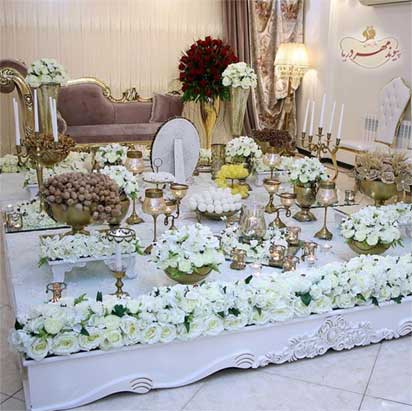 دفتر ازدواج مهر دریا سالن عقد سعادت آباد ، قشنگ ترین سفره عقد تهران