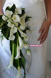 دسته گل عروس مدل شیپوری