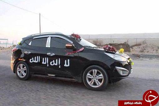 تزیین ماشین عروس شاسی بلند داعشی